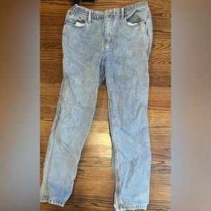 Light wash jeans